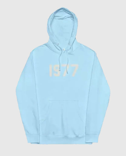 1977 Essentials Blue  Pullover Hoodie