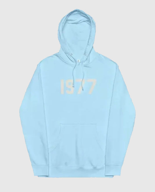 1977 Essentials Blue  Pullover Hoodie