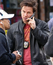 Mark Wahlberg The Other Guys Leather Jacket