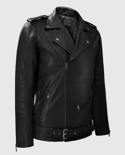 Men's Rutland Black Rider Leather Jacket