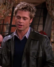 Brad Pitt Friends Season 8 Leather Jacket