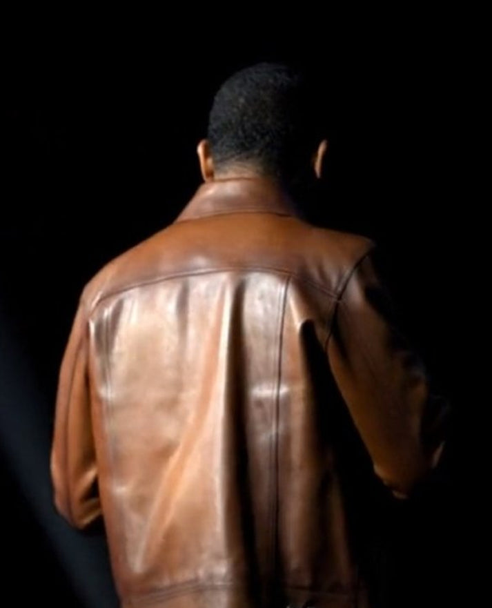 Mike Epps Brown Leather Jacket