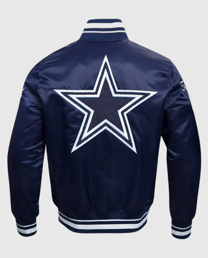 Dallas Cowboys Mashup Classic Rib Satin Jacket