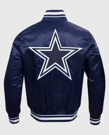 Dallas Cowboys Mashup Classic Rib Satin Jacket