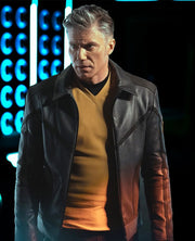 Anson Mount Star Trek Strange New Worlds Leather Jacket