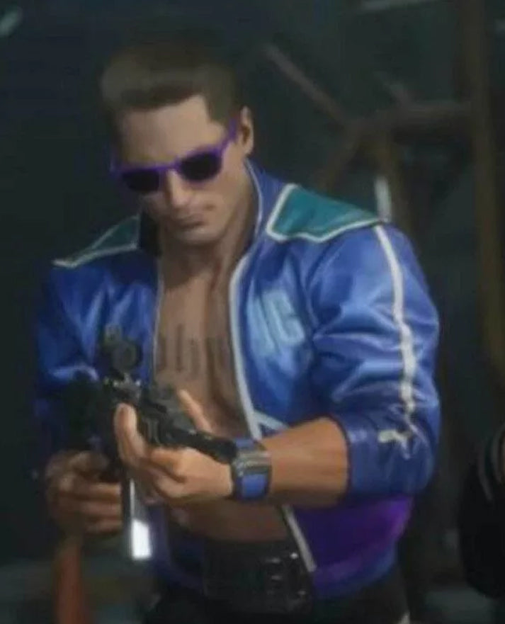 Mortal Kombat 11 Johnny Cage Blue Jacket