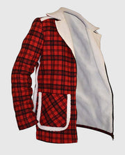 Deadpool Ryan Reynolds Red Shearling Jacket