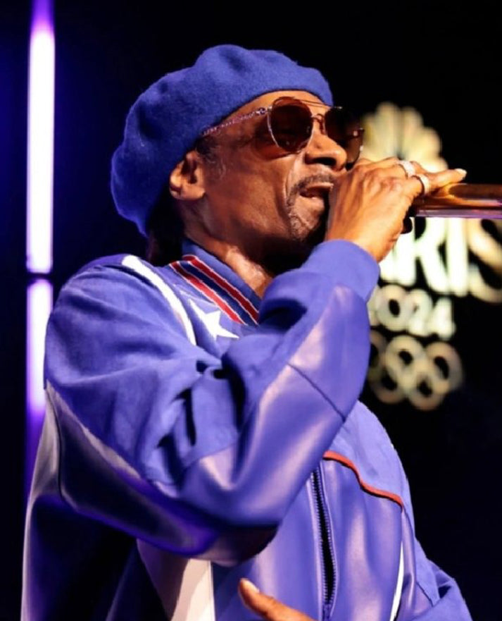 2024 Comcast NBC Universal Paris Olympics Team USA Snoop Dogg Bomber Jacket