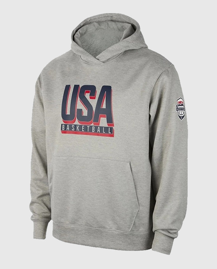 2024 Olympics Team USA Basketball Practice Pullover Hoodie