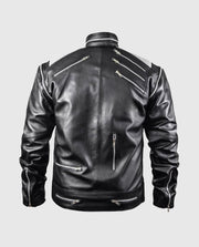 Michael Jackson Beat It Black Leather Jacket