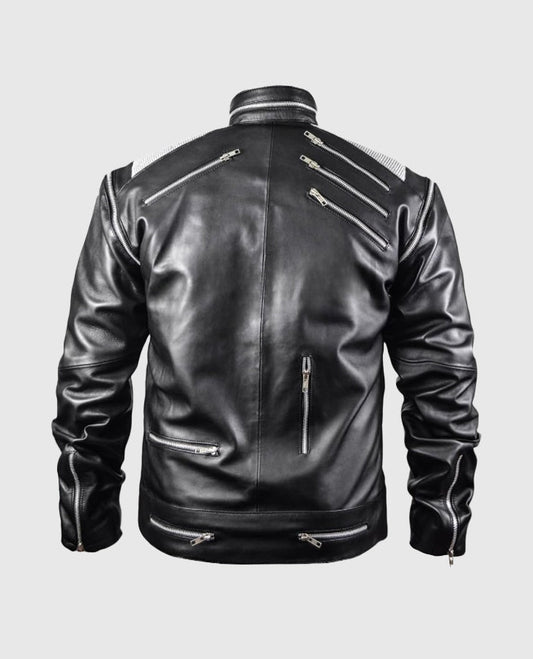 Michael Jackson Beat It Black Leather Jacket
