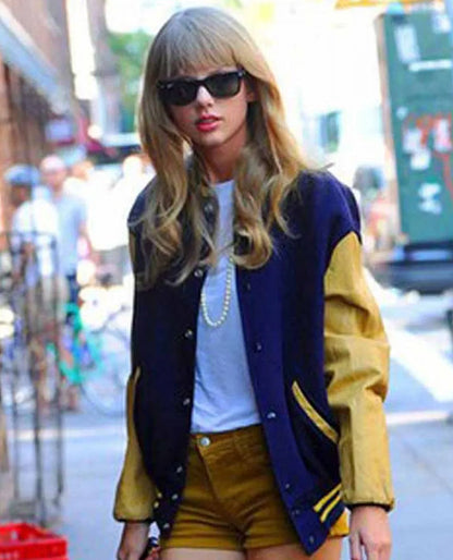 Taylor Swift Varsity Blue & Yellow Jacket