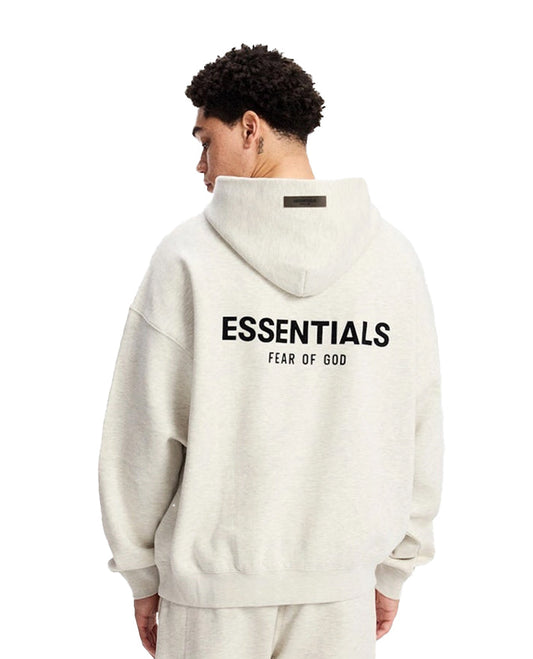 Light Oatmeal Essentials Hoodie