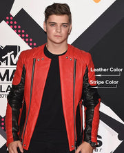 Martin Garrix MTV European Music Awards Leather Jacket
