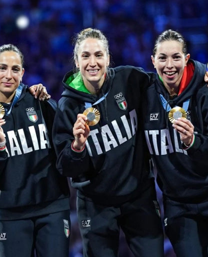 Paris 2024 Olympics Italia Black Hoodie