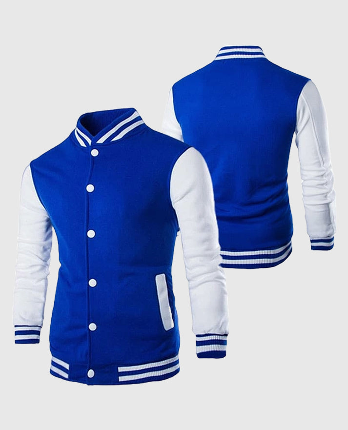 Dragon Ball Goku Blue Baseball Varsity Jacket