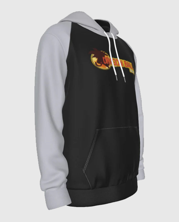Dragon Ball Z Grey and Black History Hoodie