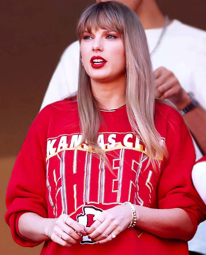 Taylor Swift Chiefs Red Sweatshirt