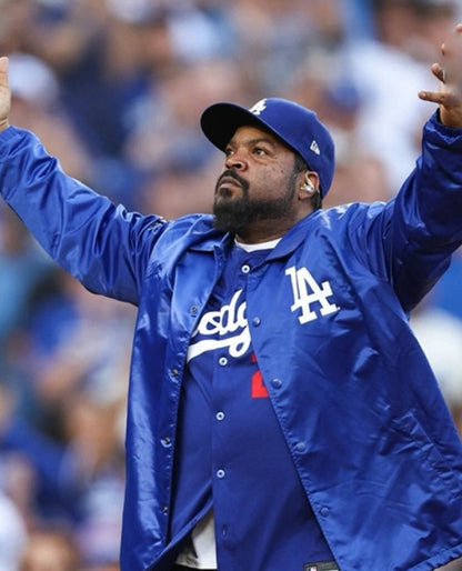 Los Angeles Dodgers Ice Cube Blue Jacket