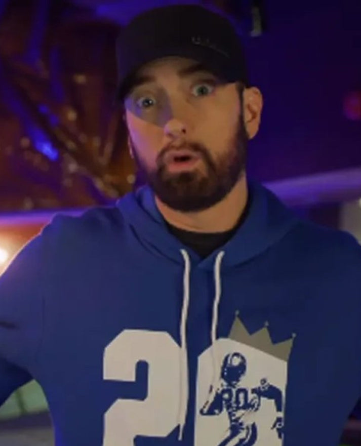 Eminem Barry Sanders Hoodie