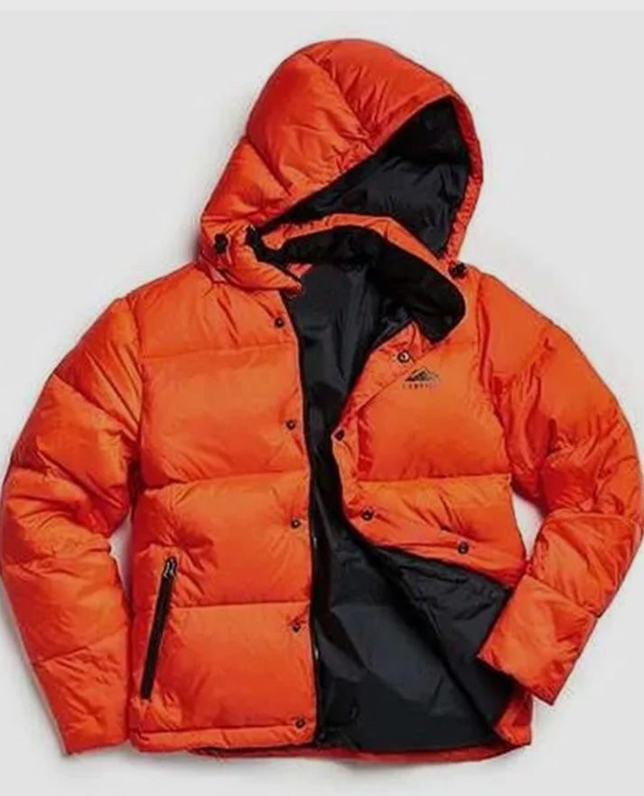 Billie Eilish Red Puffer Jacket