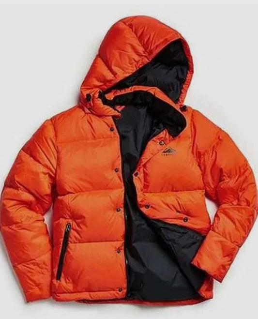 Billie Eilish Red Puffer Jacket