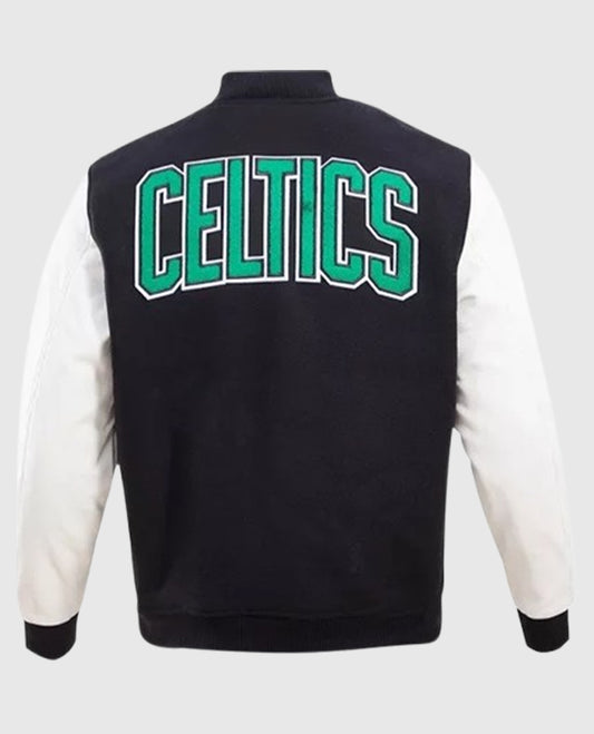 Boston Celtics Full-Snap Varsity Jacket
