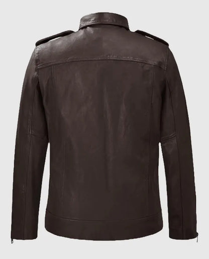 Men's Riding Rutland Brown Leather Jacket