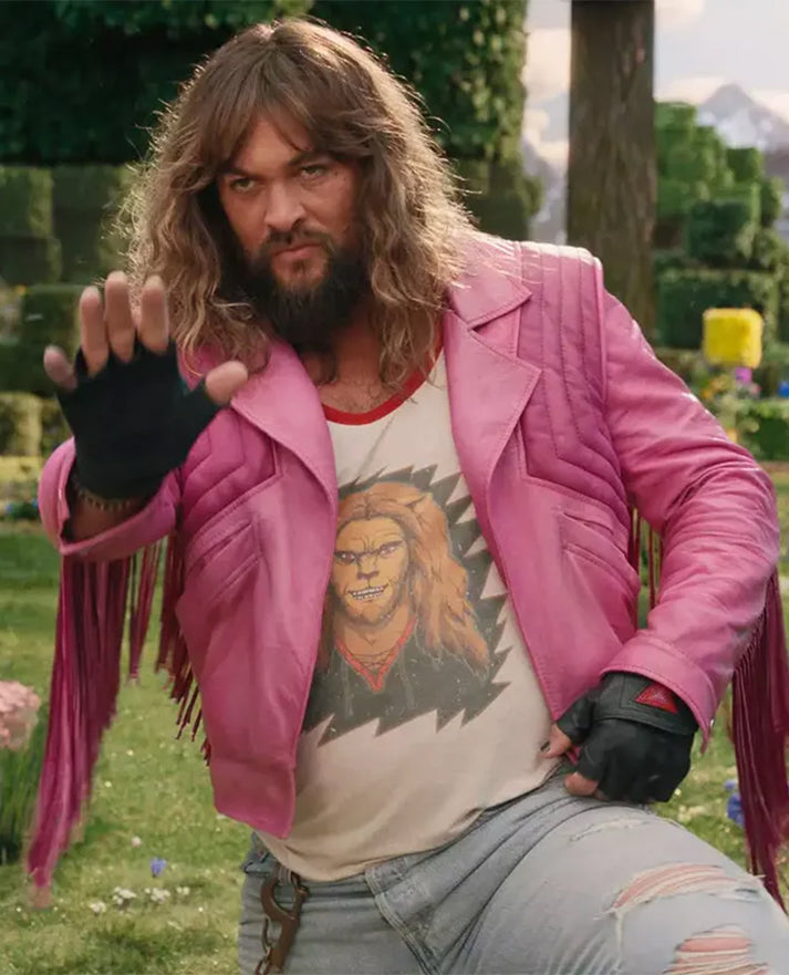 Jason Momoa A Minecraft Movie Leather Jacket