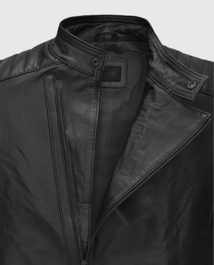 Fast & Furious Vin Diesel Black Leather Jacket