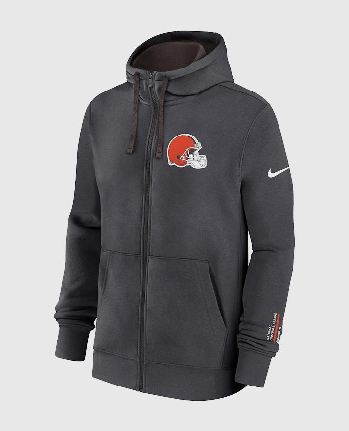 Bailey Zappe Cleveland Browns Full-Zip Hoodie