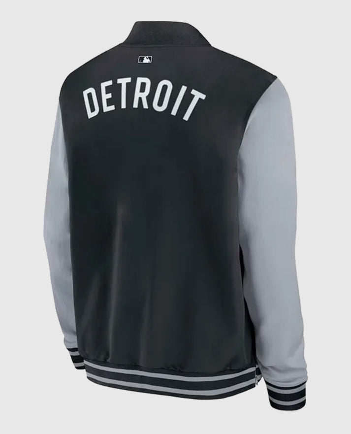 Detroit Tigers Dugout Bomber Full-Zip Jacket