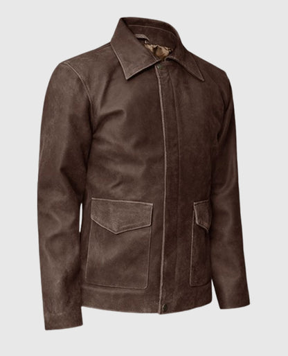 Indiana Jones Vintage Brown Jacket