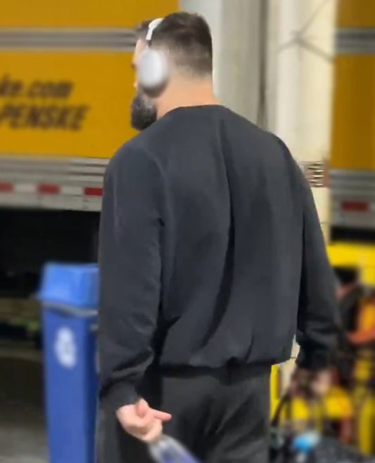 Jason Kelce Now Or Never We Fly Together Black Sweatshirt