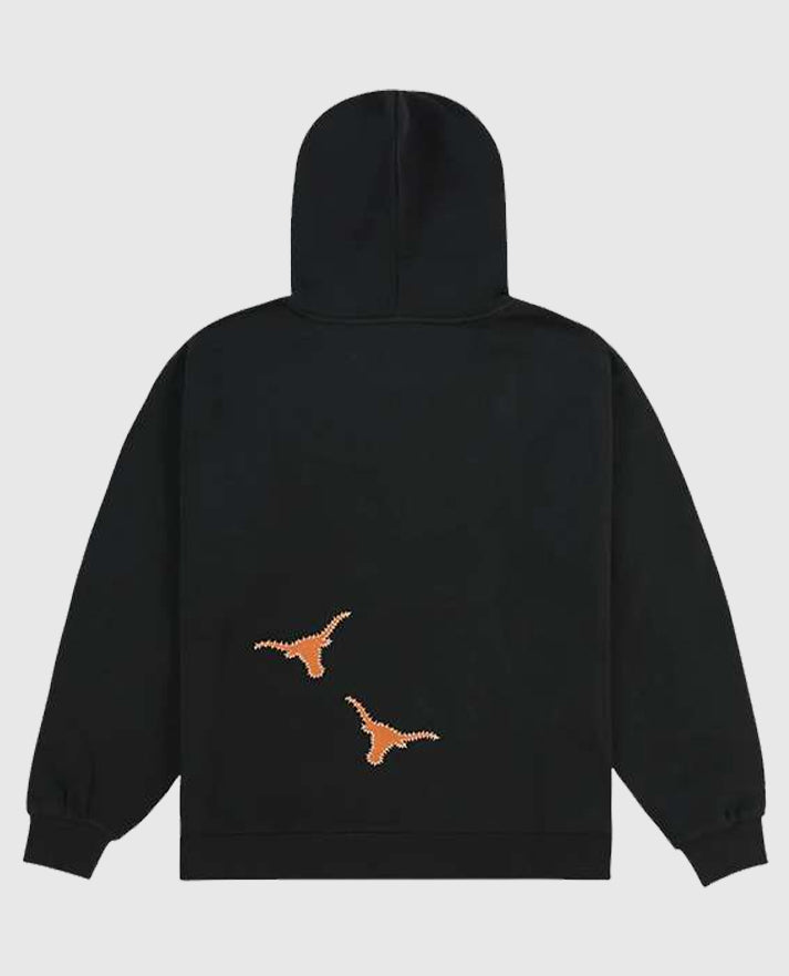 Travis Scott University Of Texas Black Hoodie