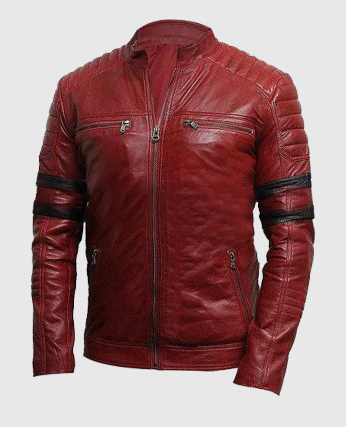 Fight Club Tyler Durden Retro Leather Jacket