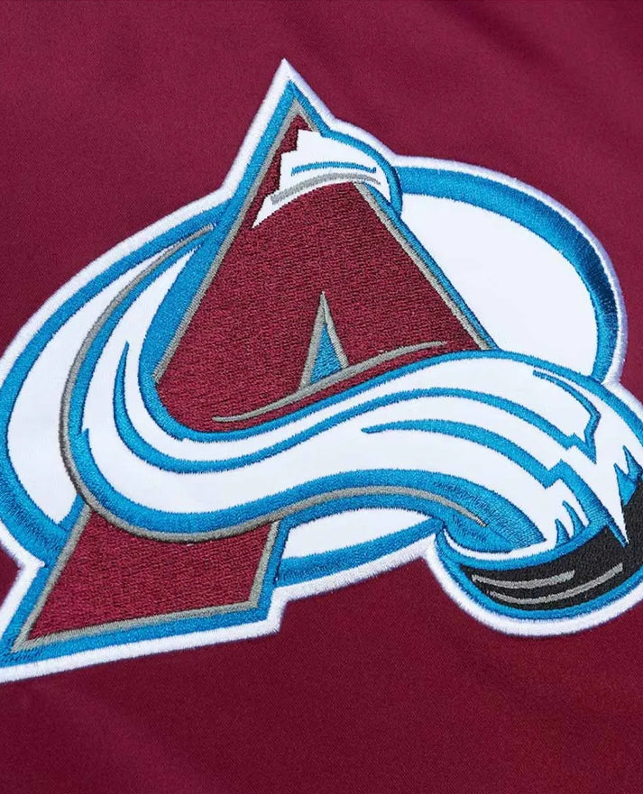 Colorado Avalanche Full-Snap Varsity Jacket