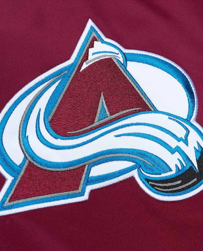 Colorado Avalanche Full-Snap Varsity Jacket