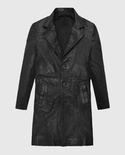 Karl Urban The Boys Leather Long Coat