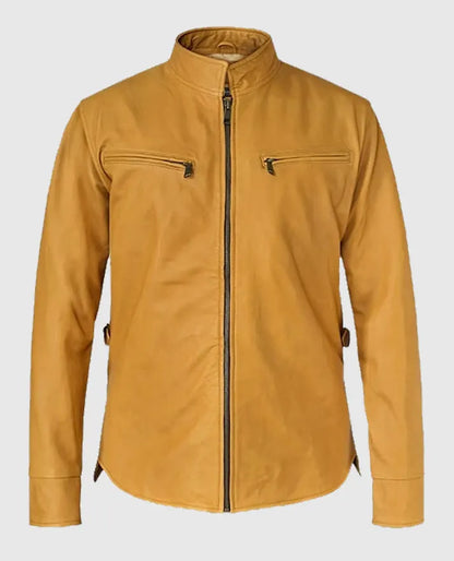 Next Nicolas Cage Yellow Leather Jacket