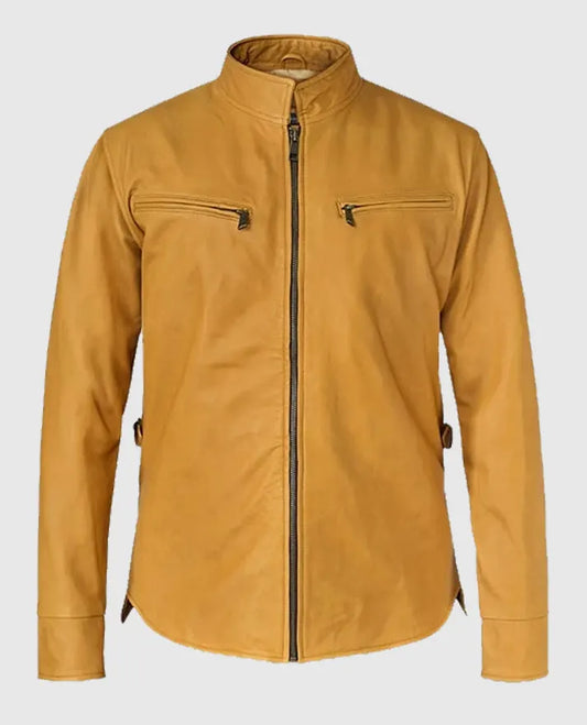 Next Nicolas Cage Yellow Leather Jacket