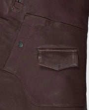 Men's Rider Burgundy Falcon Leather Jacket