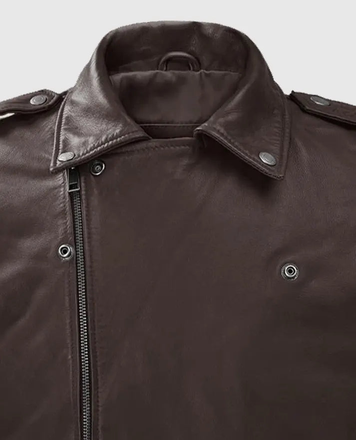 Men's Riding Rutland Brown Leather Jacket