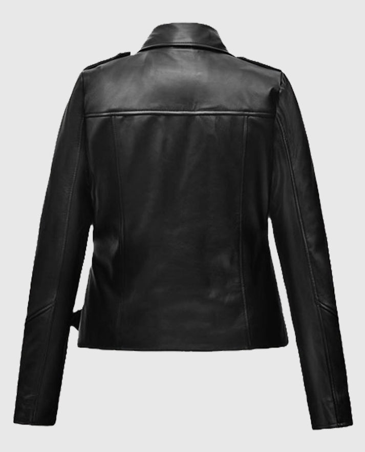 Cate Blanchett Black Leather Jacket