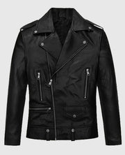 Jimin Black Leather Jacket