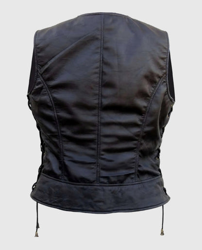 The Walking Dead Michonne Leather Vest for women