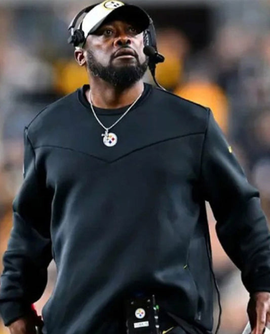 Mike Tomlin Steelers Sweatshirt Black