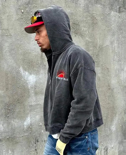 Gv Gallery Raspberry Hills Zip-Up Hoodie