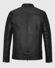 Matt Damon Black Leather Jacket