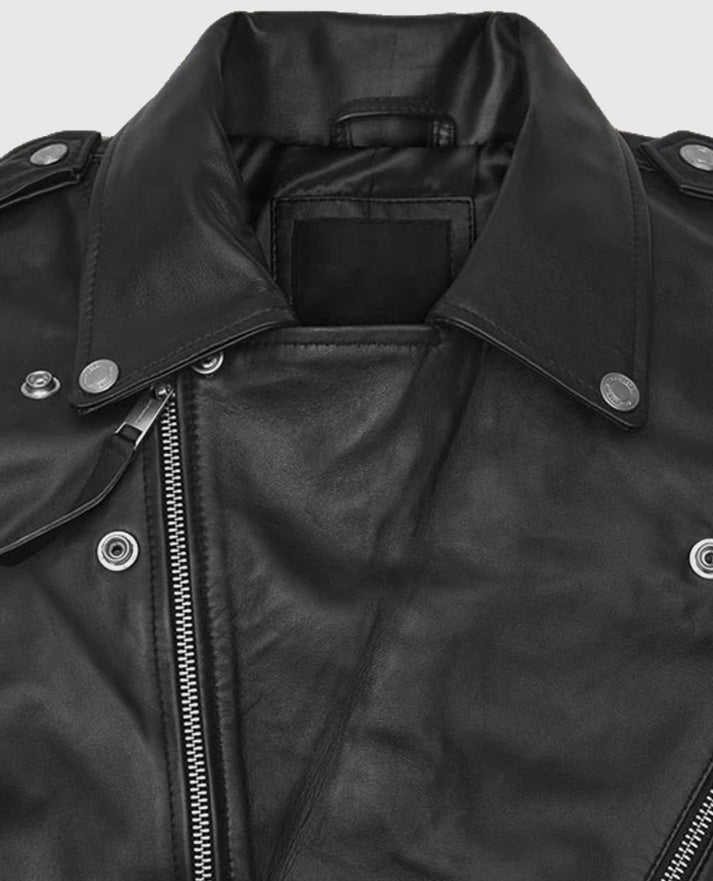 Michael B. Jordan Black Leather Jacket